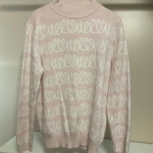 Elle pink valentine sweater.